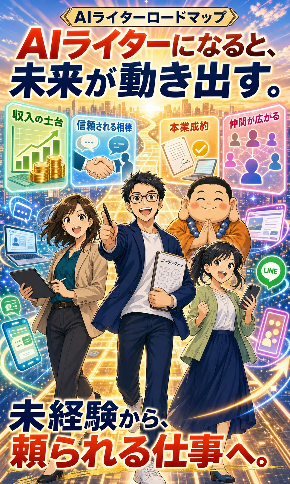 AIライターロードマップ漫画 1ページ目