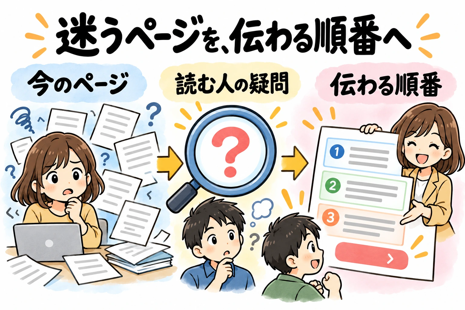 次の改善を考える流れ