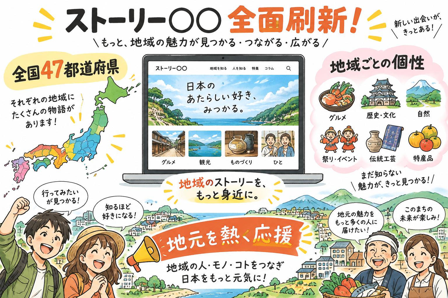 ストーリー◯◯ 全面刷新！