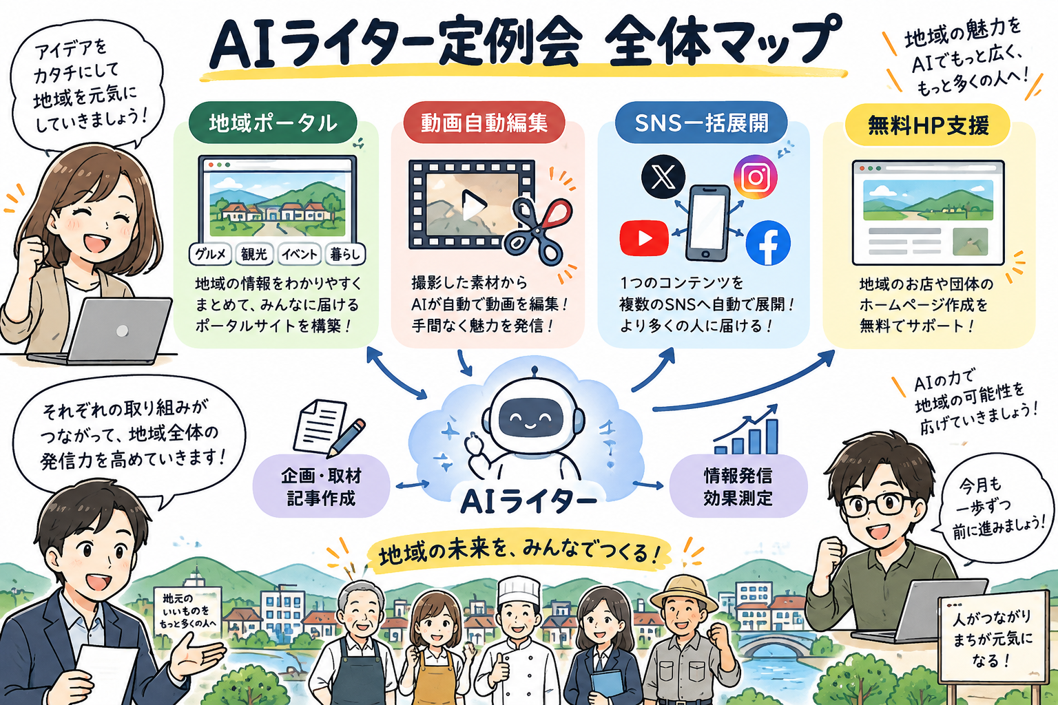 「AIでここまでできるの!?」初心者から地域活性まで広がる、イケラボ定例ミーティングのリアルな現場をレポート！