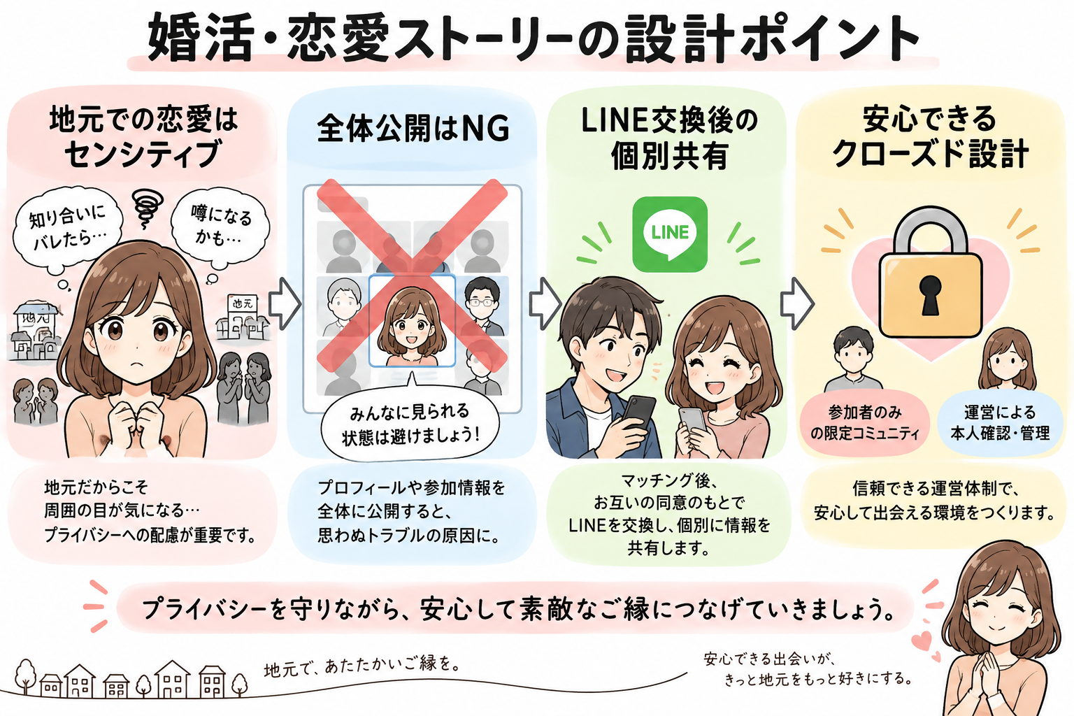 婚活・恋愛ストーリーの設計ポイント